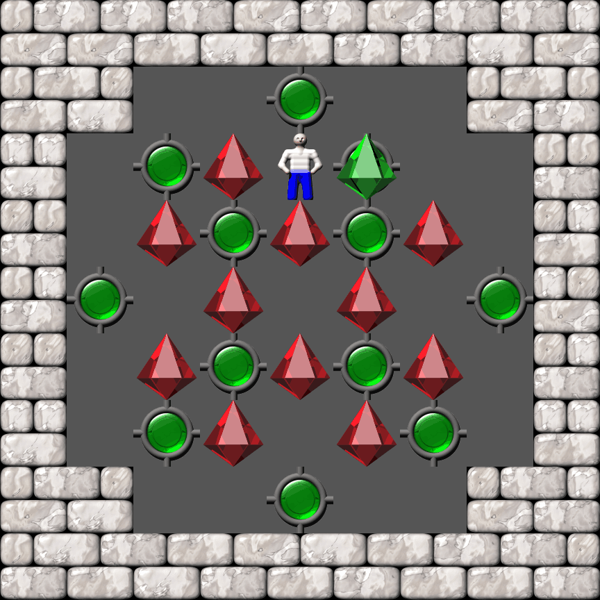 Сокобан More Bugs collections уровень 128
